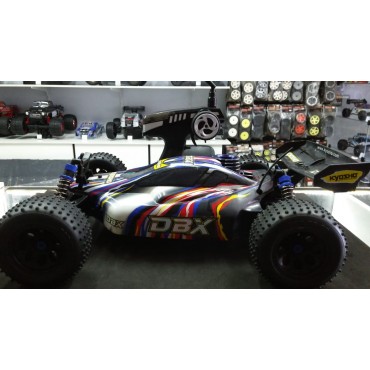 AUTOMODELO KYOSHO BUGGY DBX NITRO 1/10 4WD MOTOR GXR 18SP SEMINOVO REVISADO DBXSN